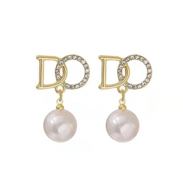 Women's Jewellery-Luxury Pearl Earrings-Artisangallery