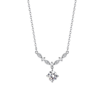 Sterling Silver Bone Necklace