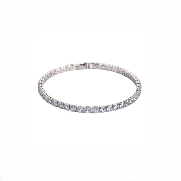 tennis bracelet-White Diamonds tennis Bracelet-Artisangallery