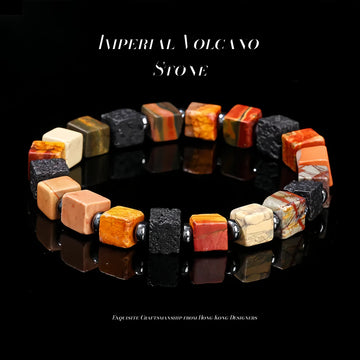 The color matching for men when choosing stone bracelets