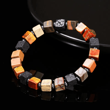 Judgment and adjustment of the tightness when wearing a stone bracelet