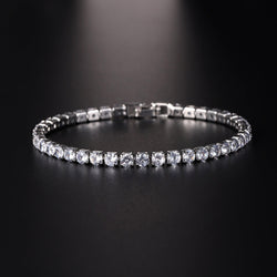 tennis bracelet-White Diamonds tennis Bracelet-Artisangallery