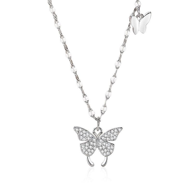 Elegance Butterfly pendant.necklaces