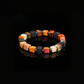 A natural volcanic stone bracelet