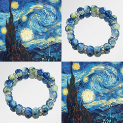Art Bracelet-The Starry Night bracelets-pastel